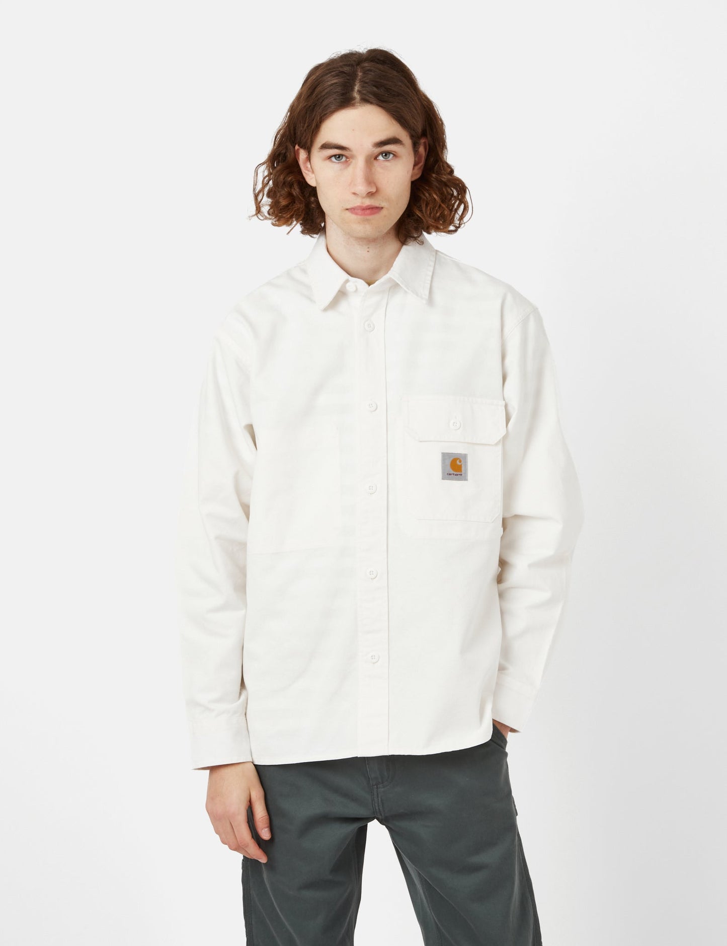 Reno Shirt Jacket (Garment Dyed) - Off-White