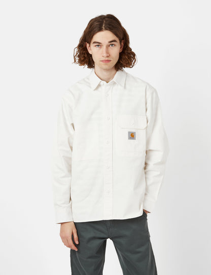 Reno Shirt Jacket (Garment Dyed) - Off-White