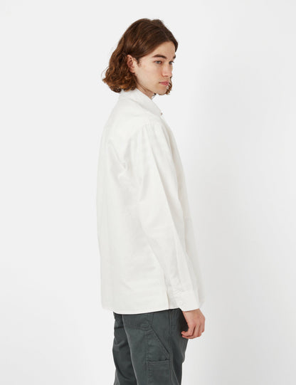 Reno Shirt Jacket (Garment Dyed) - Off-White