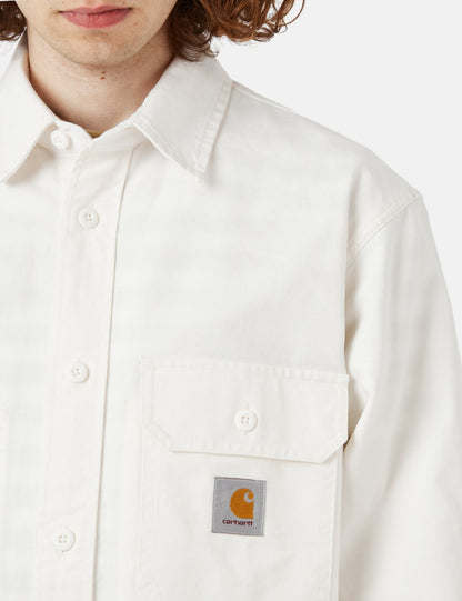 Reno Shirt Jacket (Garment Dyed) - Off-White