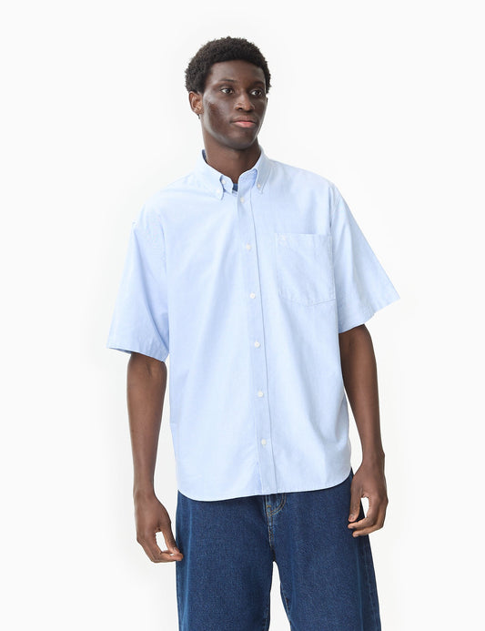 Braxton Shirt - Bleach Blue/Wax