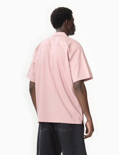 Short Sleeve Delray Shirt - Glassy Pink/Black