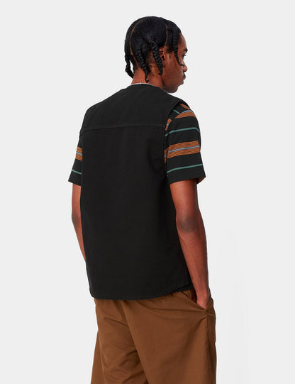 Arbor Vest - Black Aged Canvas