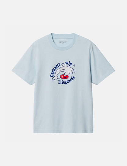 Womens Lifeguards T-Shirt (Organic) - Icarus Blue