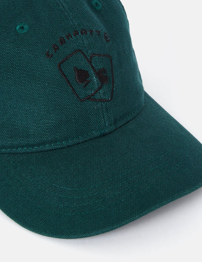 New Frontier 6-Panel Cap - Botanic Green/Black