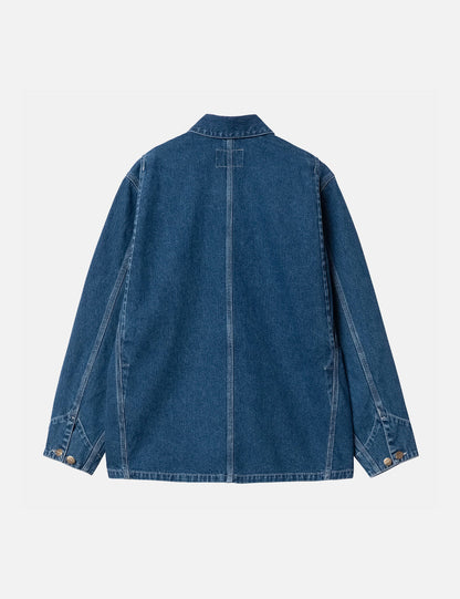 Womens OG Michigan Coat (Denim) - Blue Stone Washed