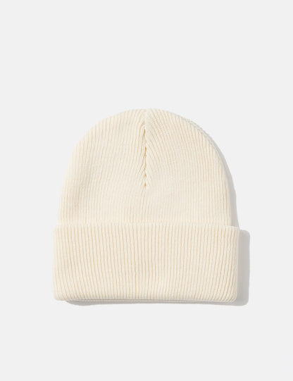 Heart Beanie Hat - Natural