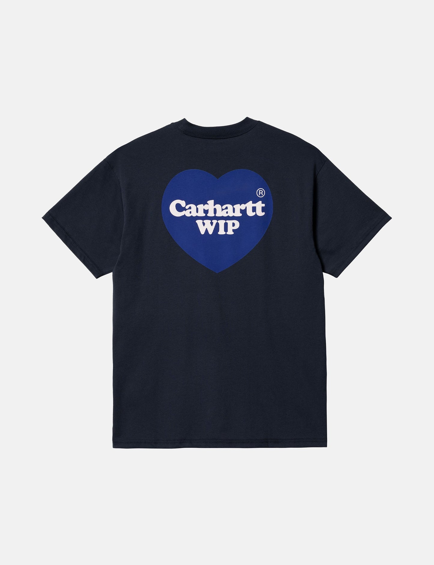 Double Heart T-Shirt (Organic) - Blue