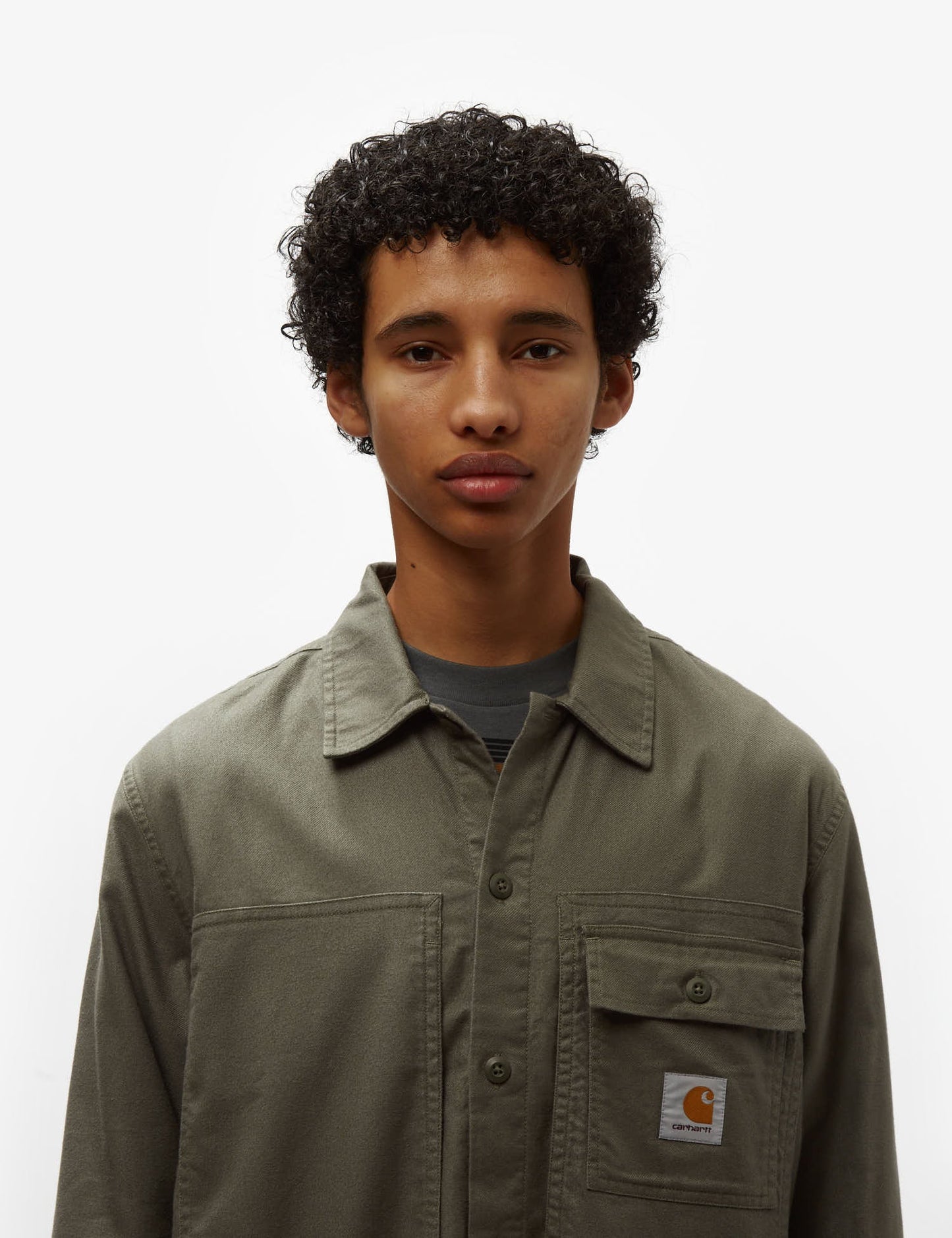 Charter Long Sleeve Shirt (Loose) - Smoke Green