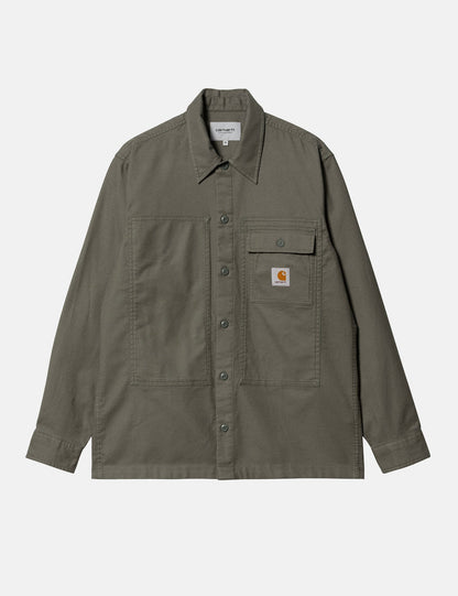 Charter Long Sleeve Shirt (Loose) - Smoke Green