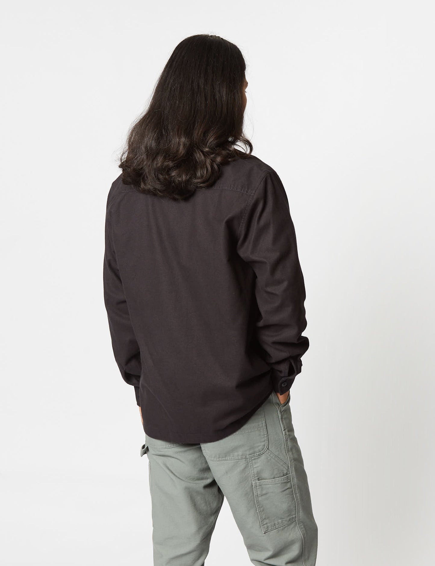 Charter Long Sleeve Shirt (Loose) - Black