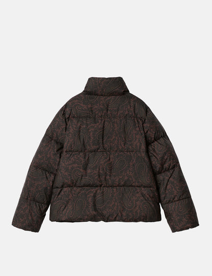 Womens Springfield Jacket (Paisley Print) - Buckeye Brown