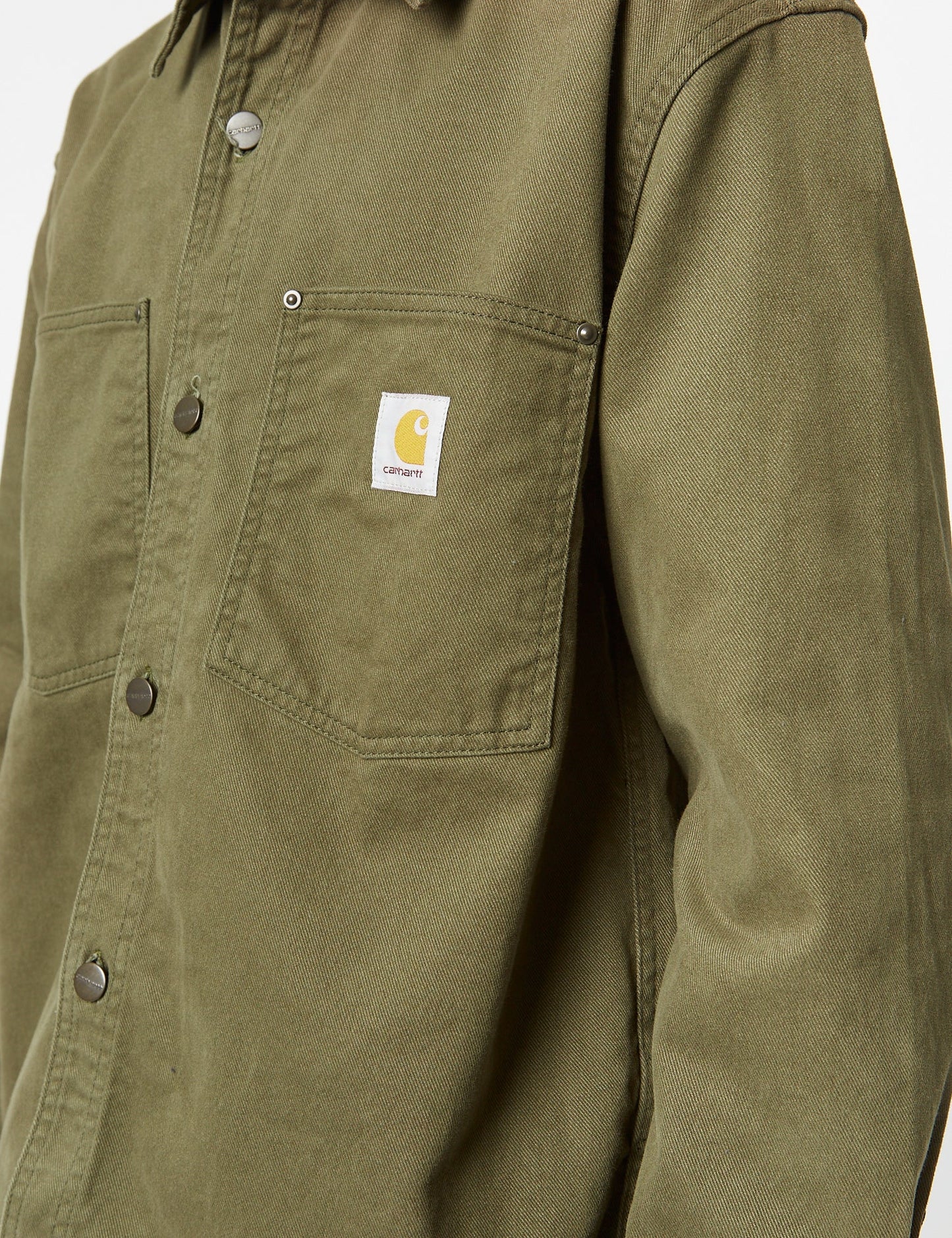 Derby Shirt Jacket (Rinsed) - Plant Green