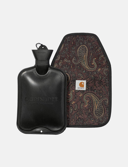 Paisley Hot Water Bottle - Buckeye Brown