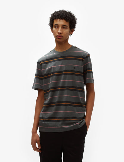 Haynes Stripe T-Shirt - Jura Green