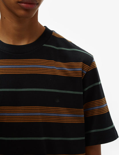 Haynes Stripe T-Shirt - Black