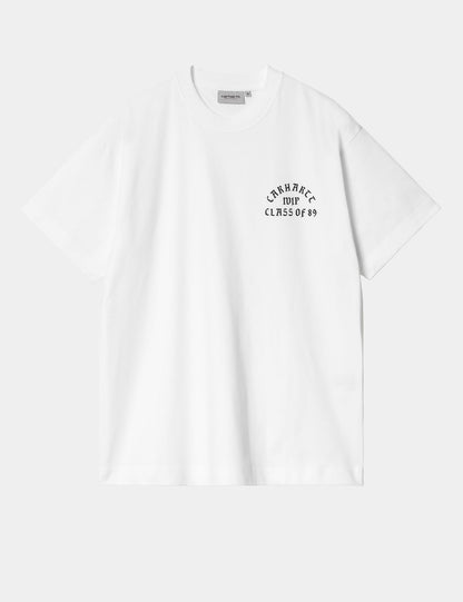 Class of 89 T-Shirt (Loose) - White/Black