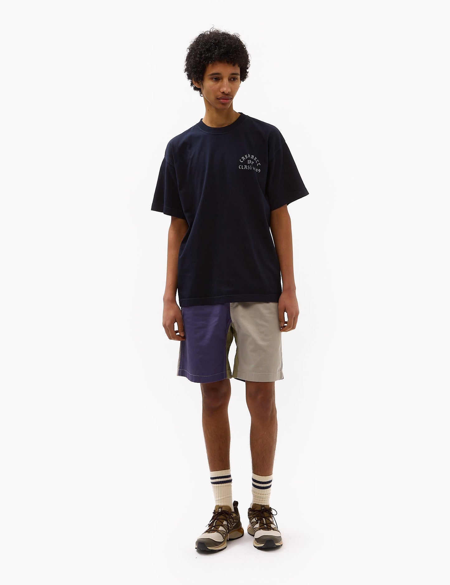 S/S Class of 89 T-Shirt (Loose) - Dark Navy/White