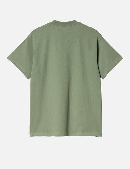 Icons T-Shirt (Loose) - Park Green/Black