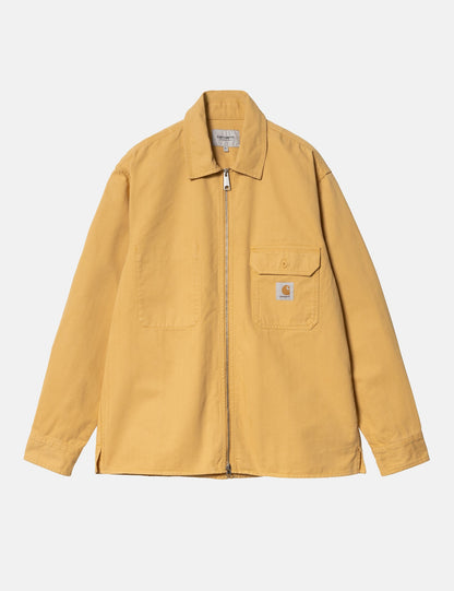 Rainer Over Shirt - Sunray Yellow Garment Dyed