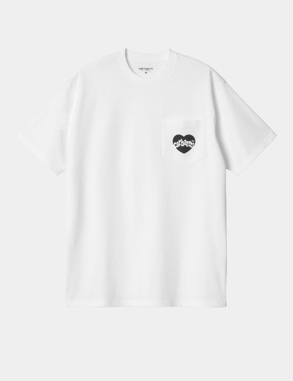 Amour Pocket T-Shirt - White