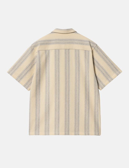 Short Sleeve Dodson Stripe Shirt - Natural