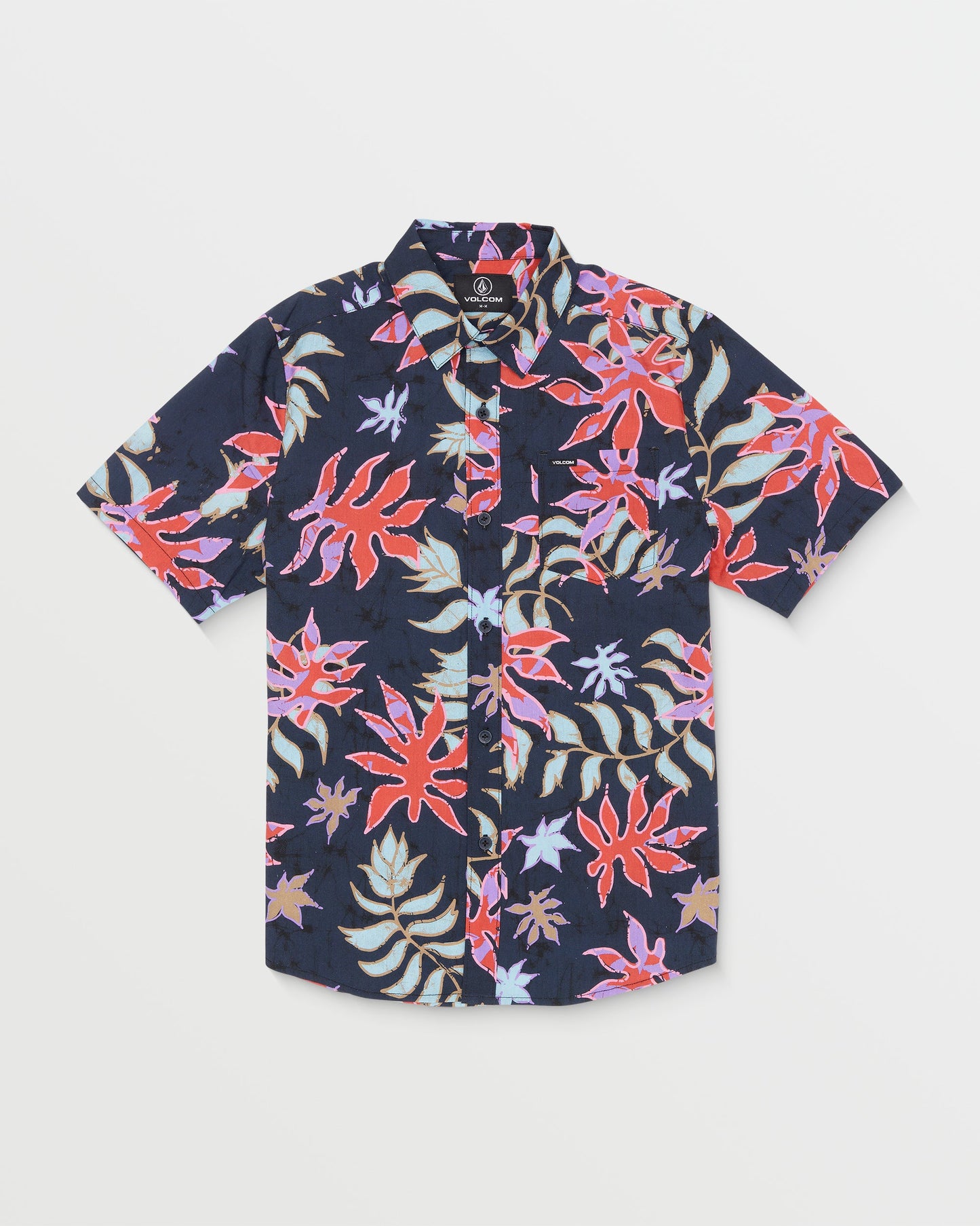 Big Boys Floral Motion Short Sleeve Shirt