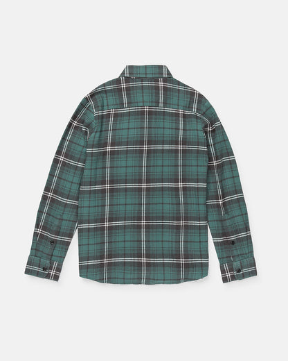 Big Boys Caden Plaid Long Sleeve Shirt