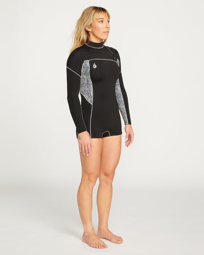 Womens Modulator 2mm Long Sleeve Chest Zip Wetsuit