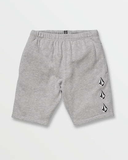 Big Boys Iconic Stone Fleece Shorts